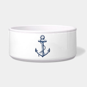 Écuelle Ancre de bleu marine