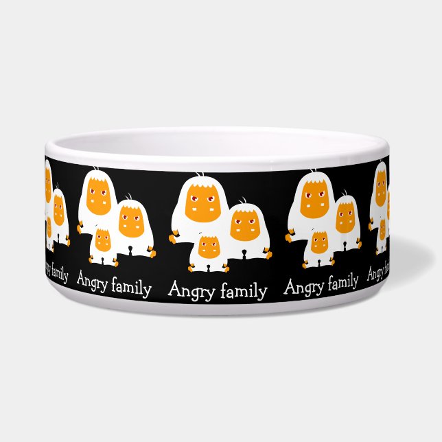 Écuelle Angry family Monkeys design T-Shirt Bath Mat (Devant)