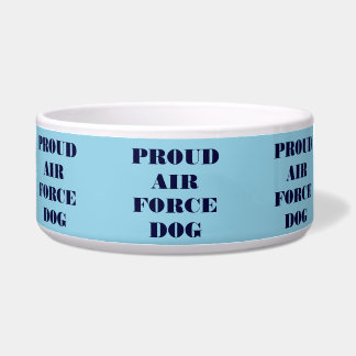 Écuelle Animal Bowl Fier Air Force Chien