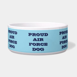 Écuelle Animal Bowl Fier Air Force Chien