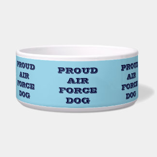 Écuelle Animal Bowl Fier Air Force Chien