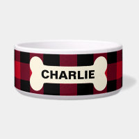 Animal de compagnie Russe Red Buffalo Plaid Dog No