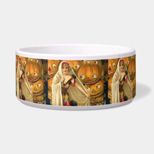 Écuelle Antique Halloween Jack-o'-lantern Costume Femme