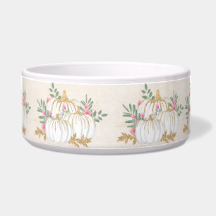 Écuelle Aquarelle blanche et Citrouille or