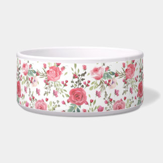 Écuelle Aquarelle rose florale