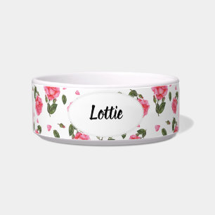 Écuelle Aquarelle rose rose illustration botanique