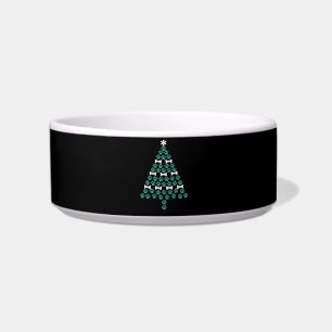 Écuelle Arbre de Noël Patte de Chien Cadeau de Noël Mignon