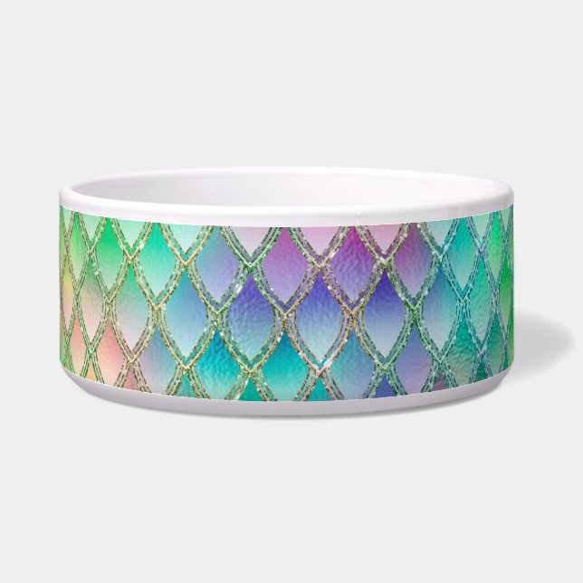 Écuelle Arc-en-ciel Pastel Brillante & Écailles de Dragon  (Gauche)