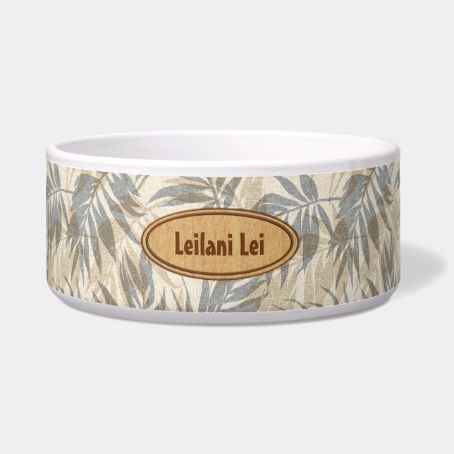 Écuelle Areca Palms Hawaiian Tropical Vintage (Devant)