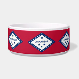 Écuelle Arkansas State Flag Pet Bowl