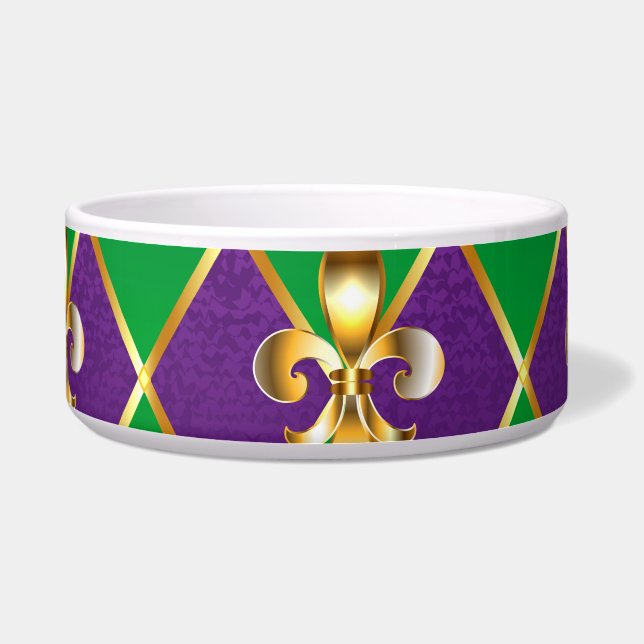Écuelle Arrière - plan de bijoux Mardi Gras (Devant)