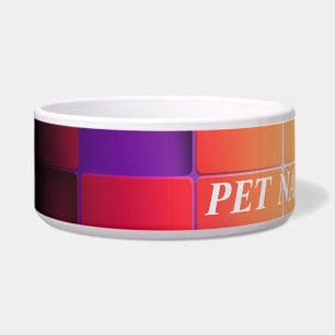 Écuelle Art Abstrait 17 Pet Bowl