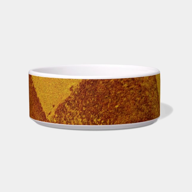 Écuelle Art de la peinture abstraite rouge orange (Droite)