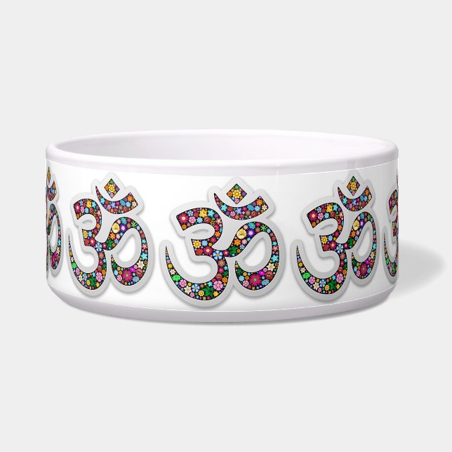Écuelle Art symbolique floral Namaste (Devant)