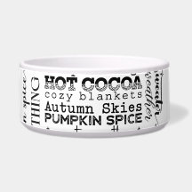 Autumn Vibes Pet Feeding Bowls