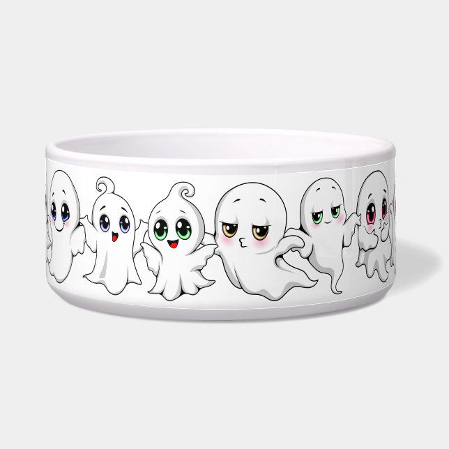 Écuelle Baby Ghosts Éffrayant mignon Halloween humeur (Devant)