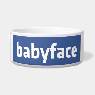 Écuelle babyface drôle parodie de réseau social