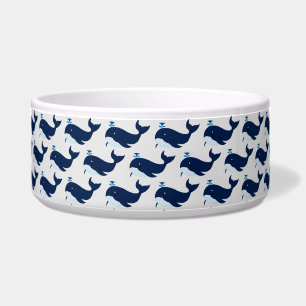 Écuelle Baleine bleue, chien nautique