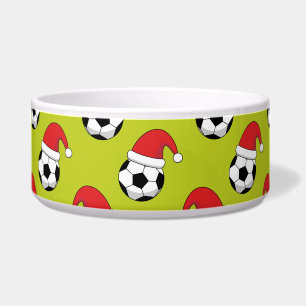 Écuelle Balle de football de Noël avec le Casquette Père N