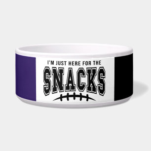 Écuelle Baltimore Ravens Football Ici Pour Les Snacks Anim