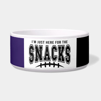 Écuelle Baltimore Ravens Football Ici Pour Les Snacks Anim