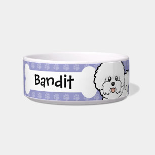 Écuelle Bande dessinée Bichon Frise