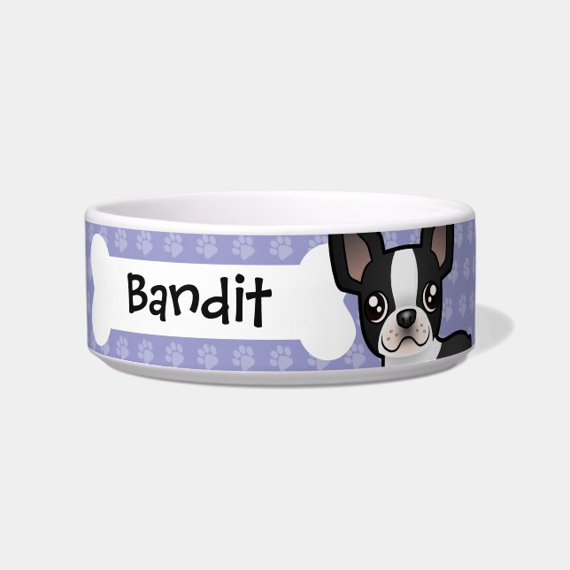 Écuelle Bande dessinée Boston Terrier (Devant)