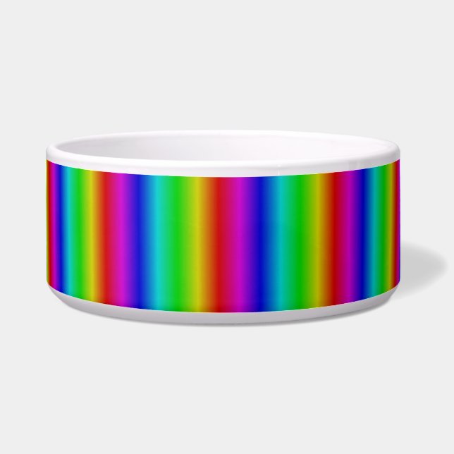 Écuelle bandes arc-en-ciel (Devant)