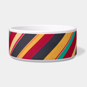Écuelle Bandes colorées Motif sans couleur