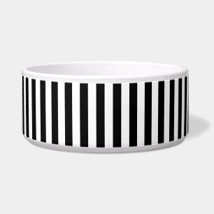 Écuelle Bandes verticales en noir et blanc