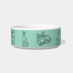 Écuelle Basenji Chien sans écorce