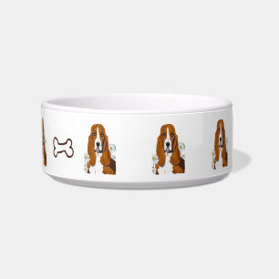 Écuelle Basset Hound a personnalisé le plat de chien