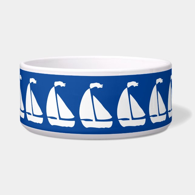 Écuelle Bateaux à voile blancs (Devant)