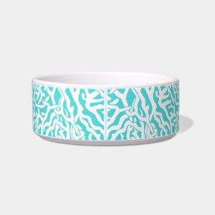 Écuelle Beach Coral Reef Motif Nautique Blanc Bleu