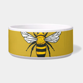 Écuelle Bee Haven : Motif jaune Vintage