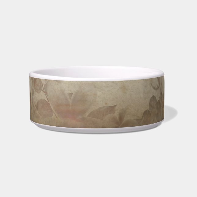 Écuelle Beige vintage Floral (Devant)