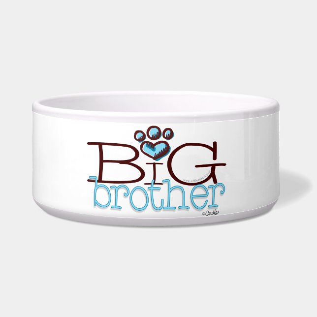 Écuelle Big Brother Empreinte de patte Pet Bowl (Devant)