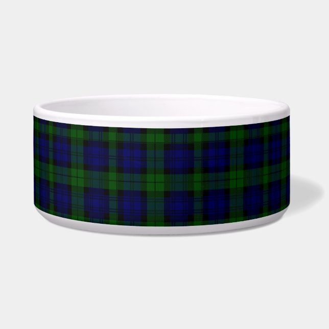 Écuelle Black Watch Tartan bleu vert Plaid (Devant)