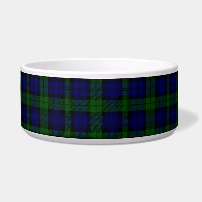 Écuelle Black Watch Tartan bleu vert Plaid (Devant)