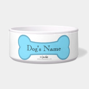 Écuelle Bleu Bone Boyish Chien Bowl