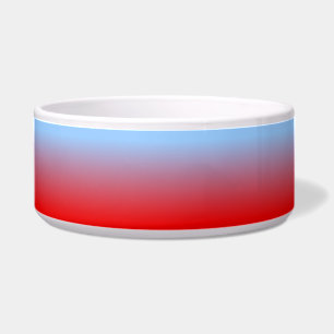 Écuelle Bleu clair et ombre rouge