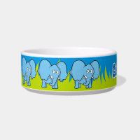 Bleu éléphant bol de dessin
