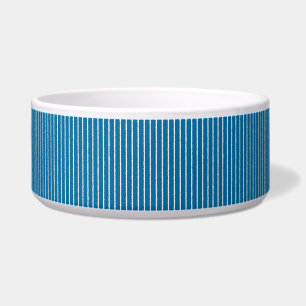 Écuelle Bleu et blanc avec lignes inégales