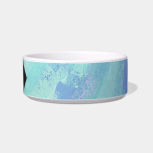 Écuelle Bleu glacier avec Monogramme noir