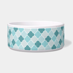 Écuelle Bleu Marocain Trellis, Lattes, Quatrefoil