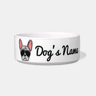 Écuelle Bleu Merle French Bulldog Bowl