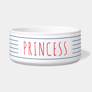 Écuelle Bleu Nautique avec Bleu Rouge Été