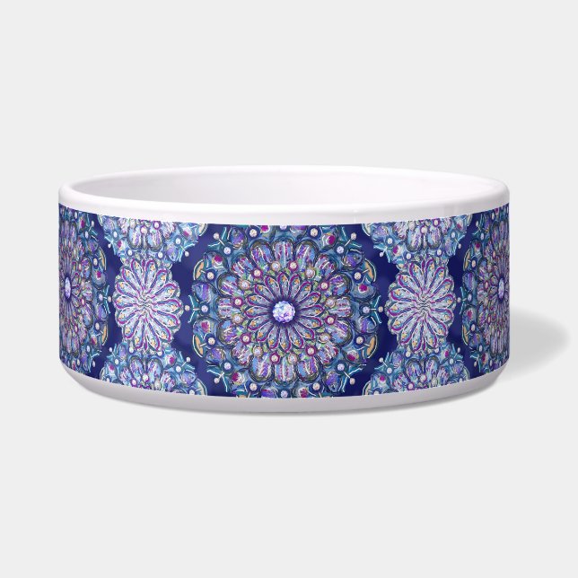 Écuelle Bleu Rosace Bowl (Devant)