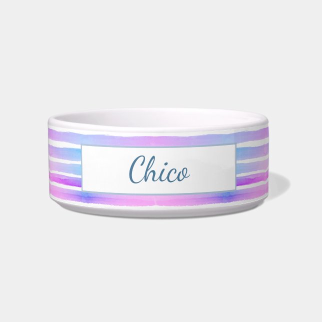 Écuelle Bleu rose violet mignon Motif (Devant)