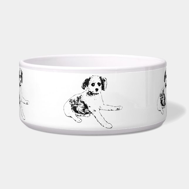 Écuelle Bloc de confiance, oreilles esquissées (Devant)